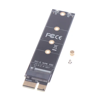 1 шт. Адаптер PCIE для M2 NVMe SSD M2 PCIE X1 Raiser PCI-E Разъем PCI Express M Key Поддерживает M.2 SSD на полной скорости