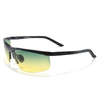 Горячие мужские поляризованные солнцезащитные очки для вождения днем и ночью Солнцезащитные очки Мужские летние модные очки С защитой от UV400 8806 Изображение 2