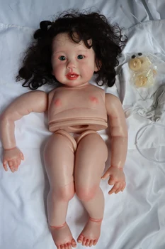 Teegan 28 ‘с Ручными волосами Bebe Reborn Doll От FBBD Высококачественная Кукла Художника В Разобранном Виде, Набор Кукол Для Детей Изображение 2