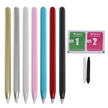 Универсальный Стилус для рисования 2 в 1, Планшетные Ручки с Емкостным Экраном, Сенсорная ручка для Мобильного телефона Android для Smart Penci Изображение 2