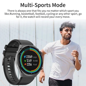 Функция Контроля доступа Smartwatch Беспроводная Зарядка AMOLED Smart Watch Новый HD Экран Bluetooth Вызов Аккумулятор Большой Емкости Изображение 2
