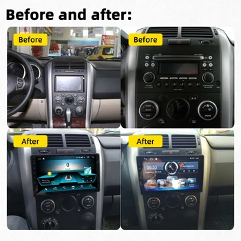2 Din Android Автомагнитола стерео для Suzuki Grand Vitara 3 2005-2015 Автомобильный мультимедийный плеер GPS Навигация Автомагнитола Головное устройство WiFi Изображение 2