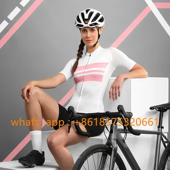 2023 Женская Велосипедная майка с коротким рукавом, Топы Pro Team, Велосипедная одежда на заказ, Майо, Велосипедная одежда, Спортивная одежда, Быстросохнущая рубашка Изображение 2