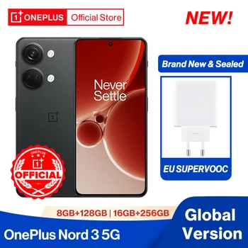 Новая глобальная версия OnePlus Nord 3 5G 8 ГБ 16 ГБ оперативной ПАМЯТИ MediaTek Dimensity 9000 120 Гц Super Fluid AMOLED дисплей 80 Вт SUPERVOOC Зарядка