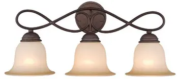 Туалетный столик с 3 лампами/настенный светильник из античной бронзы Изображение 2