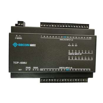 16AI аналоговый сбор данных 16DI коммутатор ввода-вывода Ethernet модуль ввода-вывода RS485 232 Расширение ПЛК