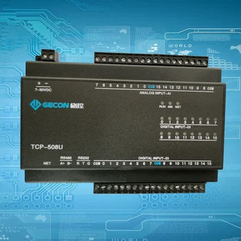16AI аналоговый сбор данных 16DI коммутатор ввода-вывода Ethernet модуль ввода-вывода RS485 232 Расширение ПЛК Изображение 2