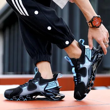 мужская обувь, кроссовки, мужские тенисы, роскошная обувь, мужская повседневная обувь, дышащая обувь для тренировок, модные лоферы, мужские кроссовки для бега Изображение 2