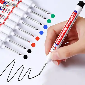 1 шт., маркеры с длинной головкой, ручка с чернилами 20 мм, многоцелевой маркер для глубоких отверстий, Деревообрабатывающие ручки Изображение 2