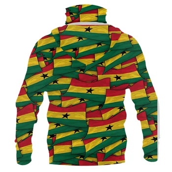 Новая Спортивная Рубашка с Сенегальским Флагом, 3D Принтом, Забавное Пальто с капюшоном, Повседневная Крутая Осенне-зимняя Маска, Пуловер Для Мужчин/женщин, Большие Размеры 6XL Изображение 2