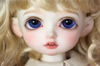 Глаза куклы BJD подходят для 12 мм, 14 мм, 16 мм, 18 мм, маленький размер радужки, синие настоящие стеклянные глаза, аксессуары для кукол Изображение 2