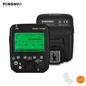 Беспроводной передатчик для запуска встроенной вспышки YONGNUO YN560-TX PRO 2,4 G для цифровых зеркальных фотокамер Canon YN862/YN968/YN200/YN560 Speedlite