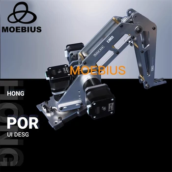 Новая Рука робота-манипулятора с большой Нагрузкой 3 DOF с шаговым двигателем, Всасывающий насос, Присоска, модель промышленной робототехники Изображение 2
