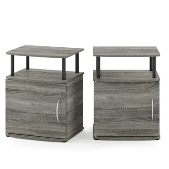 Столовый столик JAYA Utility Design, набор из двух предметов, французский дуб серый/черный