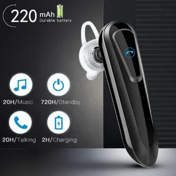 Водонепроницаемая Bluetooth-гарнитура M20, беспроводная гарнитура сверхдлительного режима ожидания, универсальная Bluetooth-гарнитура 5.0 Private Touch с быстрой зарядкой Изображение 2