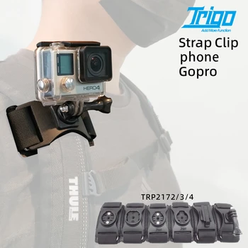 TRIGO TRP2174 Крепление для телефона, держатель компьютера, кронштейн Gopro для ремня рюкзака, аксессуары для велосипедов для альпинизма на открытом воздухе