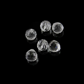 Акриловый шар для люстры 100 шт./лот, 20 мм Прозрачный цветной шар-призма, детали Фэн-Шуй для люстр Изображение 2