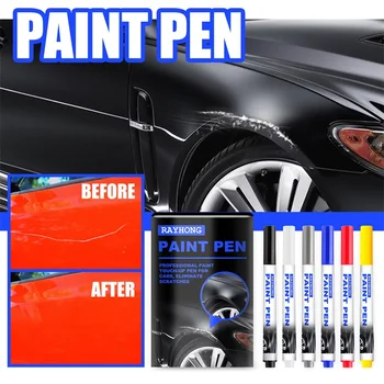 Подкрашивание автомобиля Маляром, ремонт поверхности заполняющей ручкой, Профессиональный водонепроницаемый Аппликатор для удаления царапин, цветные подкраски Изображение 2