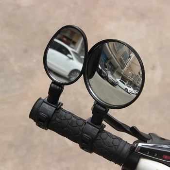 Велосипедное Зеркало заднего Вида Крепление На Руль с Регулируемым Вращением на 360 Градусов Велосипед Широкоугольные Модифицированные Выпуклые Зеркала Отражатель Изображение 2