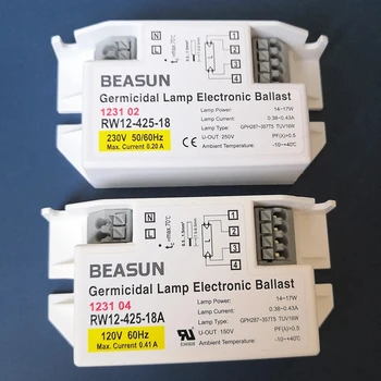 Лучший электронный балласт для УФ-лампы BEASUN RW12-425-18 RW12-425-18A (110 В/220 В)