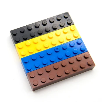 DIY 3007 Строительные блоки Толщиной 2x8 точек, развивающие креативные игрушки для детей, фигурки, пластиковые кирпичики, размер, совместимый с 3007 Изображение 2