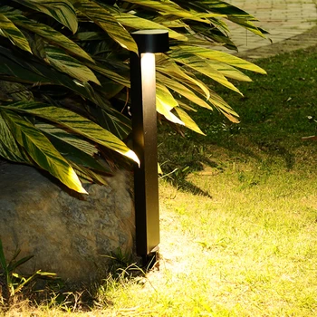 IP54 Водонепроницаемый Ландшафтный светильник для газона 60 см, Уличный светильник для садового столба из литого под давлением Алюминия, светильник для газонных столбов на дорожке для виллы
