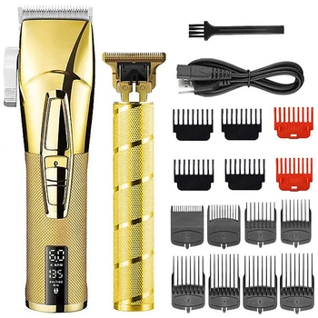 Оригинальный kemei регулируемый мощный 2-скоростной триммер для волос для мужчин, электрическая машинка для стрижки волос, профессиональная перезаряжаемая стрижка бороды