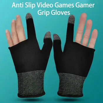 1 Пара игровых перчаток для захвата, Компактная тканая ткань, без задержек, игровой компонент, перчатки для захвата Геймеров, Перчатки для пальцев Изображение 2