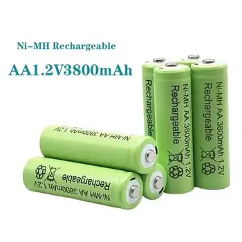Батарея 3800 мАч AA 1,2 В, Ni-MH аккумуляторная батарея для игрушечного пульта дистанционного управления, аккумуляторные батареи AA 1,2 В, батарея 3800 мАч
