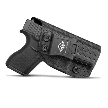 Кобура Glock 43, кобура Glock 43x IWB Kydex, изготовленная по индивидуальному заказу: Glock 43 / Glock 43X (Gen 1-5) Пистолет из углеродного волокна Kydex Изображение 2