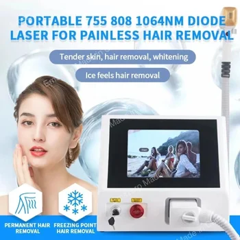 2023 Новейший TUV Медицинский Одобренный CE 808Nm 755 1064nm Диодный лазер Для Удаления волос Александритовым лазером для Лучшего удаления волос
