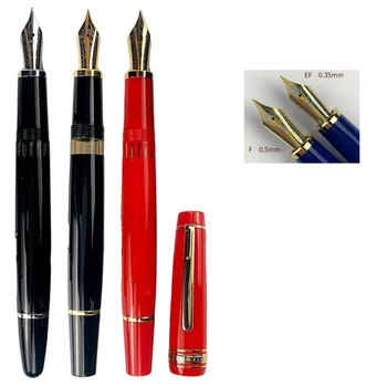 Yong sheng 629 Авторучка иридиевая с большим наконечником EF/F, полимерные чернильные ручки для канцелярских принадлежностей, школьные пишущие поршневые Наполняющие подарки