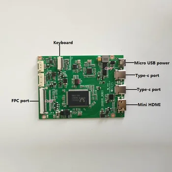 комплект для платы контроллера N161HCA-GA1, N161HMA-GAK, N173HCE-G32, N173HCE-G33 с разрешением 1920Х1080 EDP, Мини-HDMI-совместимый светодиод Type-C Micro USB Изображение 2