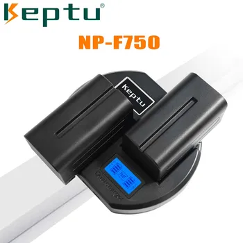 KEPTU NP-F750 NPF750 NP-F770 5200 мАч Батарея и быстрое зарядное устройство для Sony F570 F550 F530 YN160 L116T CCD-RV100 RV200 L132T L116T