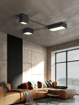 Скандинавский креативный светильник для гостиной, простой современный светодиодный потолочный светильник без основной лампы, светильник для спальни, офисный светильник