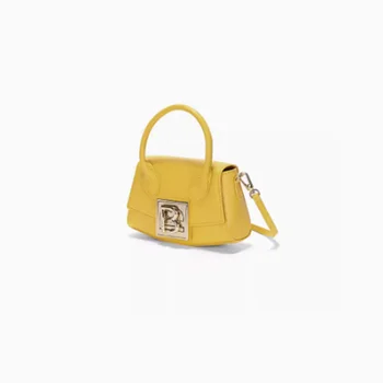 Повседневная роскошная сумка-тоут для женщин, весна-лето, высококачественная сумка, кожаная нишевая дизайнерская однотонная сумка через плечо, модная Изображение 2