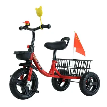 Прочный велосипед с 3 колесами, предотвращающий опрокидывание, Противоскользящий, амортизирующий Автомобиль, детский велосипед, 6,6 