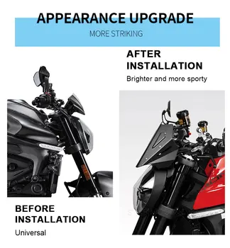 аксессуары для мотоциклов, дефлектор лобового стекла Для DUCATI MONSTER 937 Plus 2021 2022- MONSTER937 Изображение 2