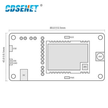 Наборы тестовых плат SX1262 LoRa Модуль Беспроводного Последовательного Порта E22-230TBH-01 USB Плата разработки RF Модуль для E22-230T30S CE CDSENET Изображение 2