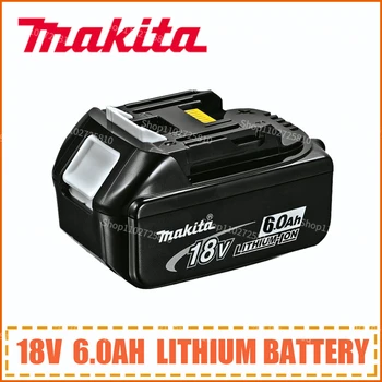 Со светодиодной литий-ионной заменой LXT BL1860B BL1860 BL1850 100% оригинальная аккумуляторная батарея для электроинструмента Makita 18V 6.0Ah