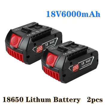 18v batterie 6,0 ah für bohrmaschine lithium-ionen-akku bat609, bat609g, bat618, bat618g, bat614 1ladegerät Изображение 2
