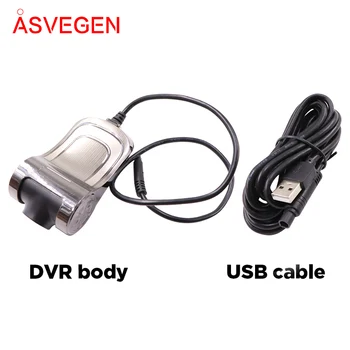 Универсальная Автомобильная камера ночного видения с USB-приборной панелью DVR Видеомагнитофон ADAS Предупреждение о выезде с полосы движения Dashcam Video DVR