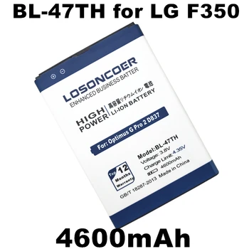 4600 мАч Аккумулятор для мобильного телефона BL-47TH Аккумулятор для LG OPTIMUS G Pro 2 F350/F350S/D837/D838/LTE-A F350L/F350K Аккумулятор