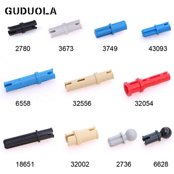 Детали Guduola 32002 Pin 3/4 MOC Pin/Axle Строительный блок Собирает игрушки из частиц 100 шт./лот Изображение 2