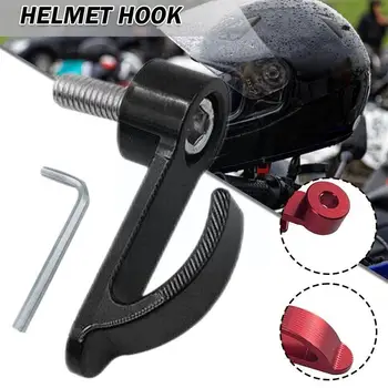 Универсальный крюк для мотоцикла из алюминиевого сплава с одним отверстием, сумка для шлема, крючок для переноски, держатель для велосипеда Грязи, электрического скутера, Мопеда M2L3 Изображение 2