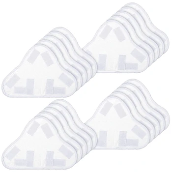 20 шт Моющихся прокладок для швабр, белые прокладки для швабр, замена, совместимая с аксессуарами для пылесоса Shark X5 H20