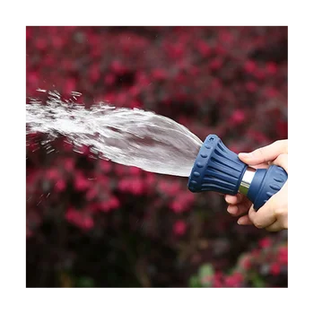 Насадка для пожарного шланга для садового шланга, сверхмощные насадки для садового шланга в стиле пожарного, герметичная и регулируемая насадка для воды Изображение 2