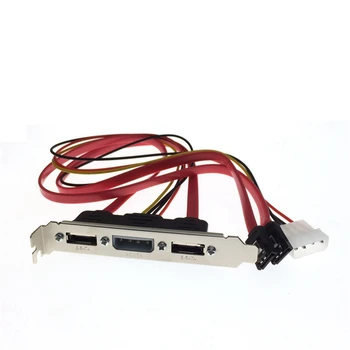 PC DIY SATA для ESATA и 4Pin IDE, разъем для разъема Molex Power PCI, профиль в полный рост для внешнего жесткого диска