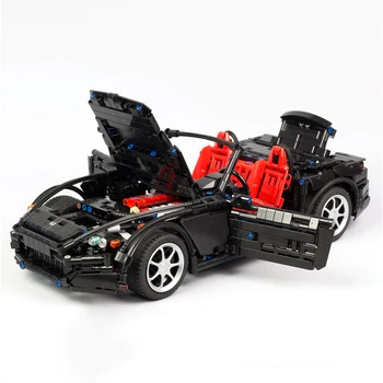 Новинка! Гоночный автомобиль серии MOC Honda S2000 AP2 MOC 24500 Совместим с высокотехнологичными гоночными строительными блоками, кирпичами, модельными игрушками