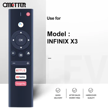 Новый голосовой пульт дистанционного управления для OPPO Reno 7 5G NIGHT 4. Infinix X3 43-дюймовый дисплей Android TV Изображение 2